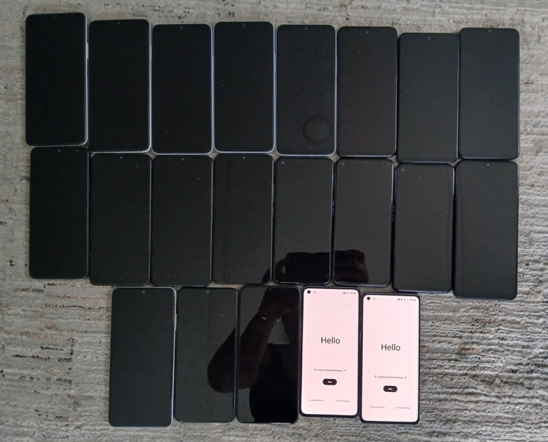 Lot 21 OnePlus, TCL, Redmi, REVVL (Mixed) Smartphone