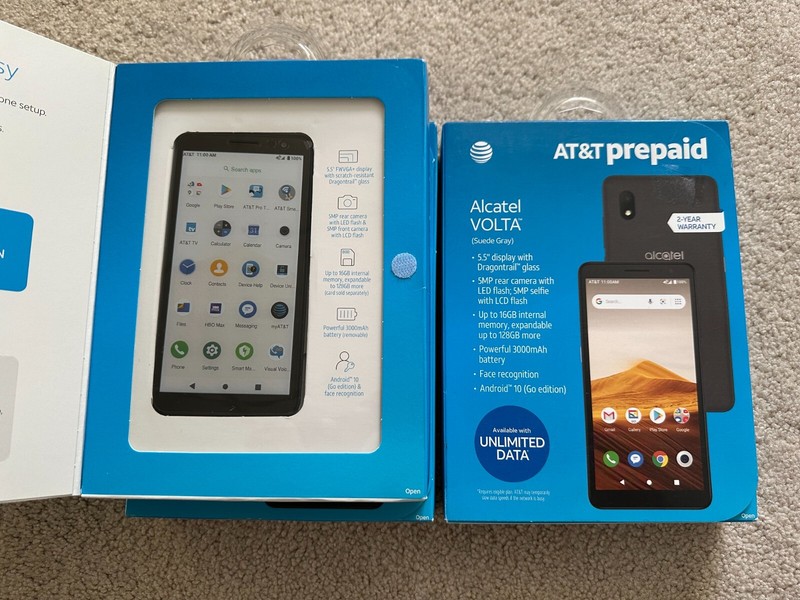 NEW Alcatel VOLTA AT&T Android Smart Phone Lot of 19