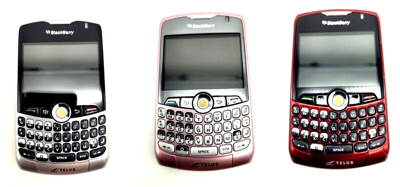 BlackBerry Curve 8330 – Pink, Red, Silver (TELUS) Smartphone Rare Collector READ