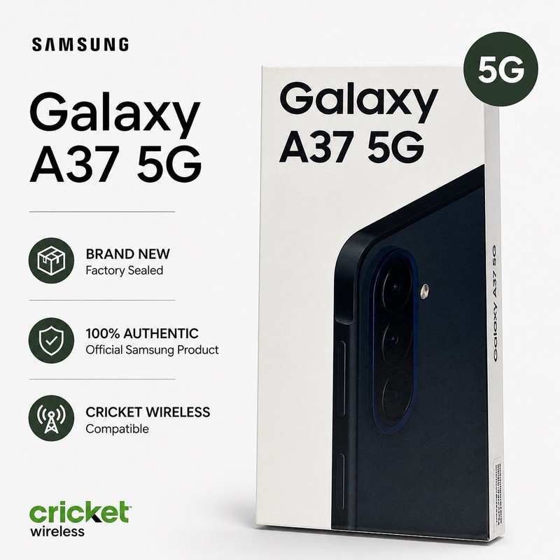Samsung Galaxy A37 5G – 128GB – Cricket Wireless – Brand New Sealed 📦
