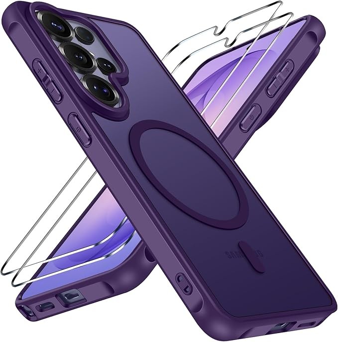 3-in-1 Magnetic Case for Samsung Galaxy S26 Ultra 5G 6.9 » with 2 Pack Screen Pr