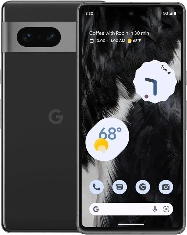 Google Pixel 7 6.3&Prime; GVU6C 128GB Obsidian (Unlocked) – Heavy Used Condition
