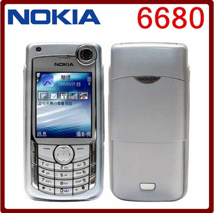 Nokia 6680 3G Mobile Phone 2.1&Prime; Java 1.3MP FM Radio GSM Bar Phone Bluetooth