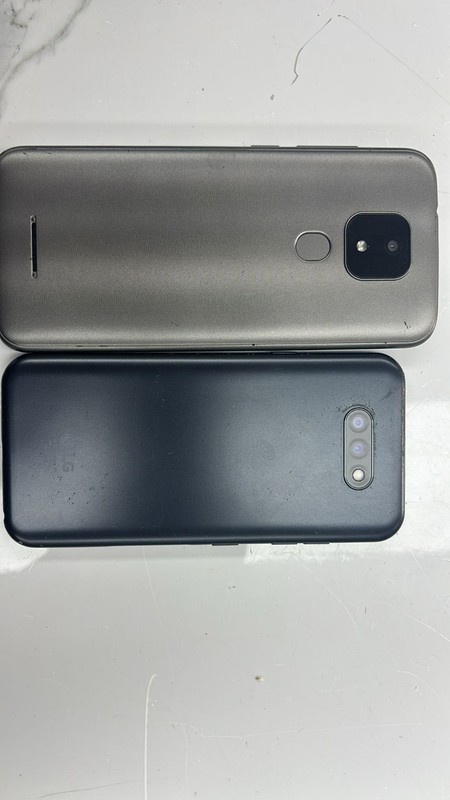 LOT OF 2 PHONES FOR PARTS LG K31 REBEL,ANS F30