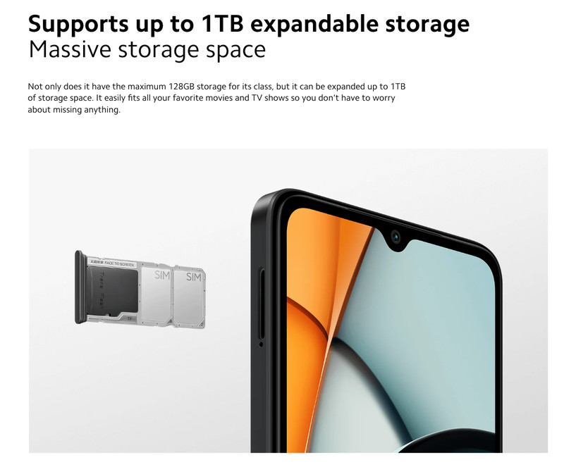 Xiaomi Redmi A3 4G LTE Forest Green- 3GB RAM - 64GB ROM - Unlocked - NEW SEALED gallery