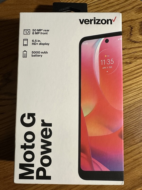 Motorola Moto G Power -XT21653PP- 6.5″ 64/4 GB Dark Grove Prepaid Verizon Phone