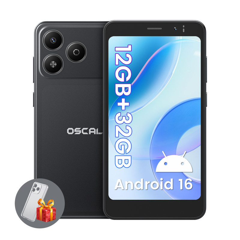 Blackview OSCAL FLAT 3C Mini Smartphone 12GB+32GB 5&Prime; Android 16 3000mAh Unlocked