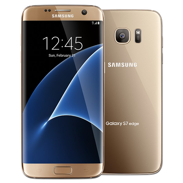 Original Samsung Galaxy S7 edge G935F/DS Dual-SIM 32GB ROM SmartPhone Good Gold