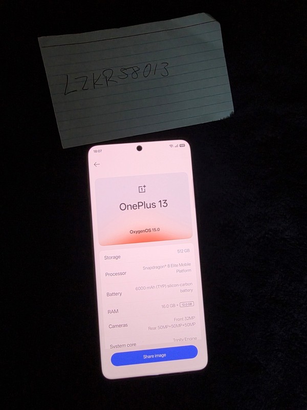 OnePlus 13 Black Eclipse Unlocked - 512GB/16GB - ONEPLUS CARE INCLUDED gallery
