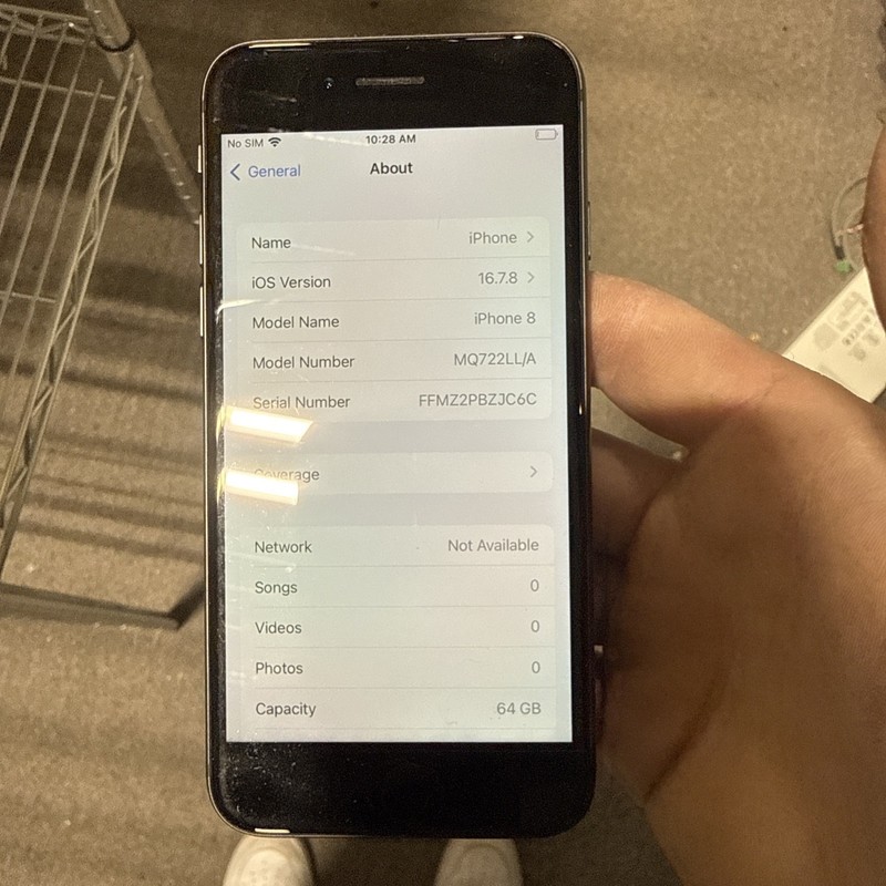 Apple iPhone 8 64GB Black UNLOCKED Excellent Condition Clean IMEI
