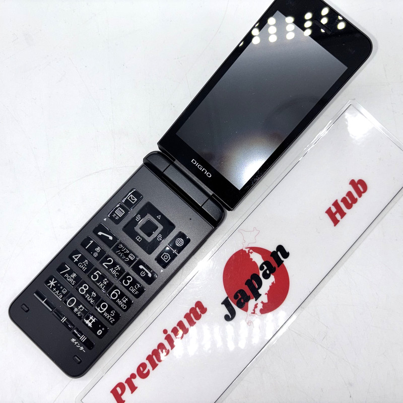 KYOCERA A202KC DIGNO Keitai 4 Black Android Flip Phone Tested JP