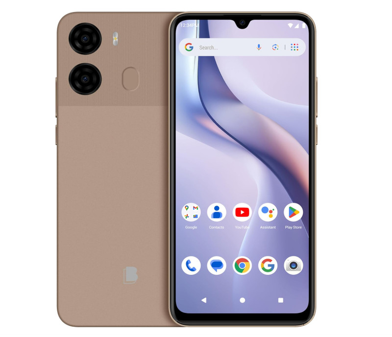 BLU K2|Unlocked|6.88” HD+ Display|13MP Main Camera + 8MP Selfie|64GB|Rose Gold