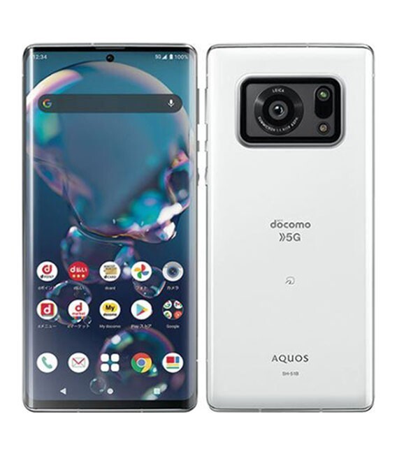 SHARP AQUOS R6 SH-51B WHITE Android Phone Leica Lens From Japan