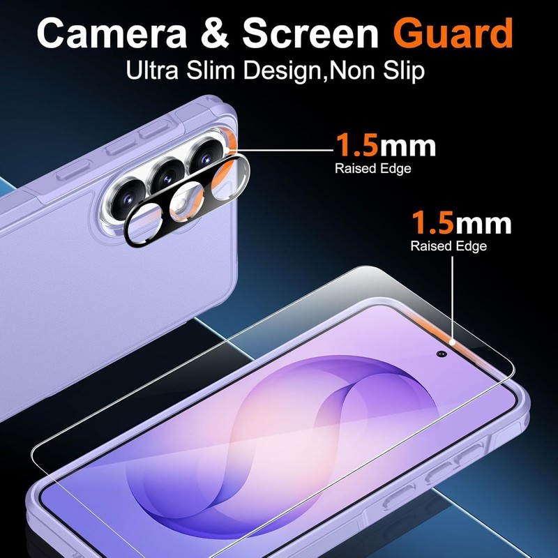 10 FT Military Grade Drop Protection Case for Samsung Galaxy S26 Plus, 2 Pack gallery