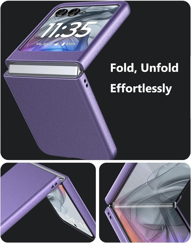Case for Motorola Razr 2024/2025/2026 - Thin Hard Matte Polycarbonate Cover gallery