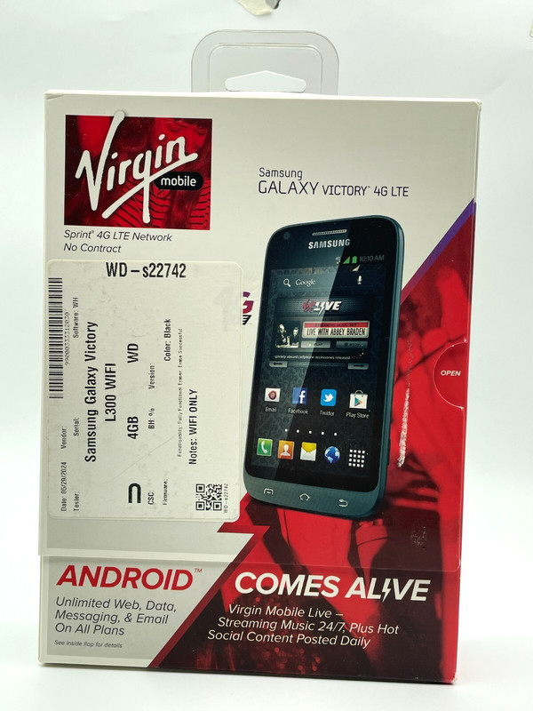 (Virgin Mobile) Samsung Galaxy Victory 4G LTE 32GB Gray - NEW IN OEM BOX