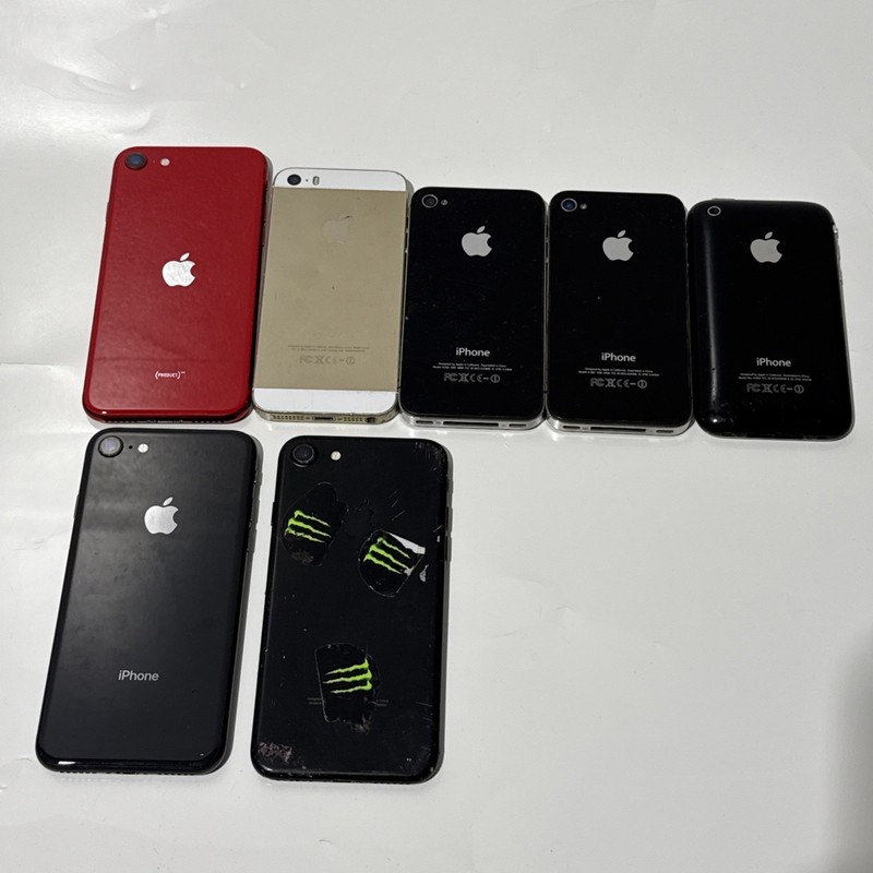 7 Apple iPhones For Parts Repair Untested Mixed Models