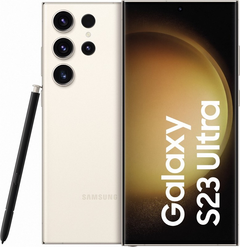 New Samsung Galaxy S23 UltraSM-S918U 512GB Cream eSIM Factory Unlocked US Stock