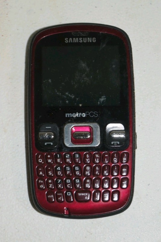 Samsung SCH-R350 MetroPCS CDMA Cellular Phone Red