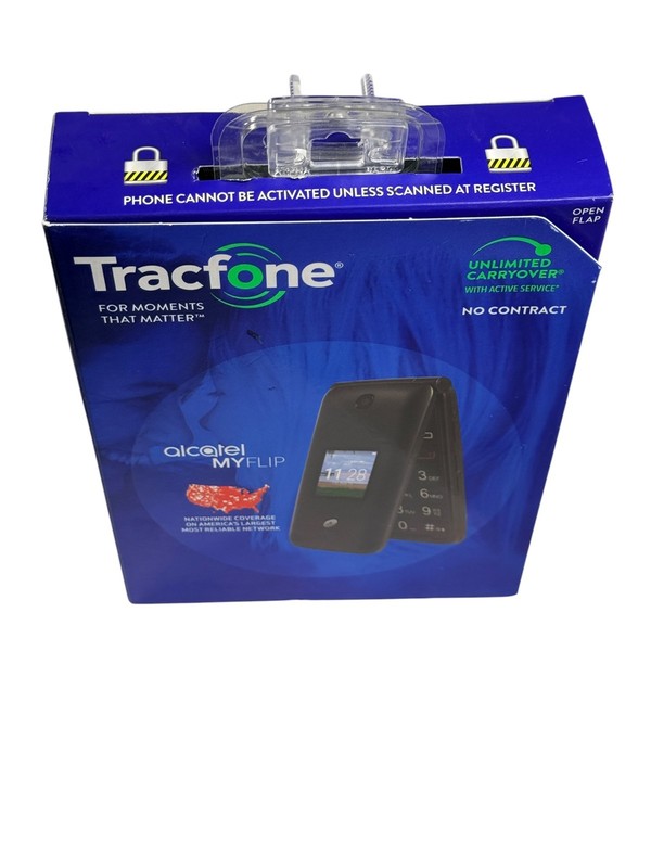 TracFone Alcatel My Flip Prepaid Basic 4G Cell Phone A405DL - BRAND NEW SEALED! gallery