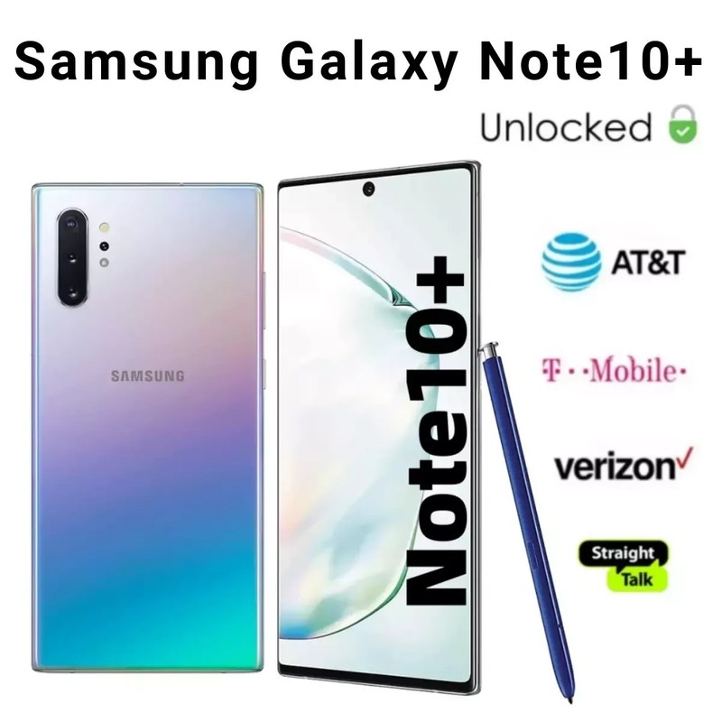 Brand New SAMSUNG Galaxy Note 10+ Plus Factory Unlocked SM-N975U1 256GB+12GB US gallery