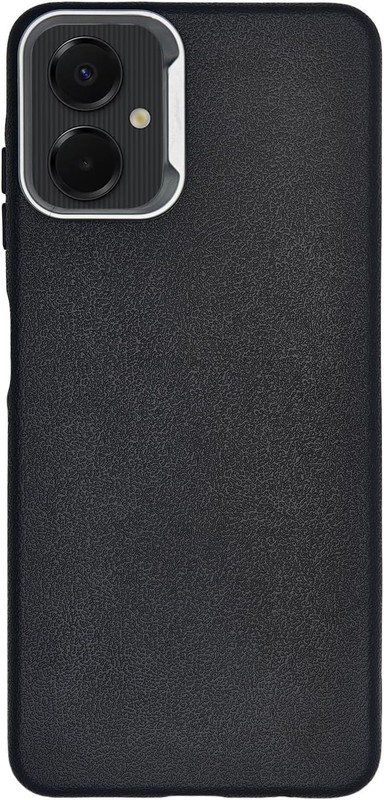 Samsung Galaxy A06 Phone Case Black, Soft TPU Non-Slip Shockproof Bumper Cover