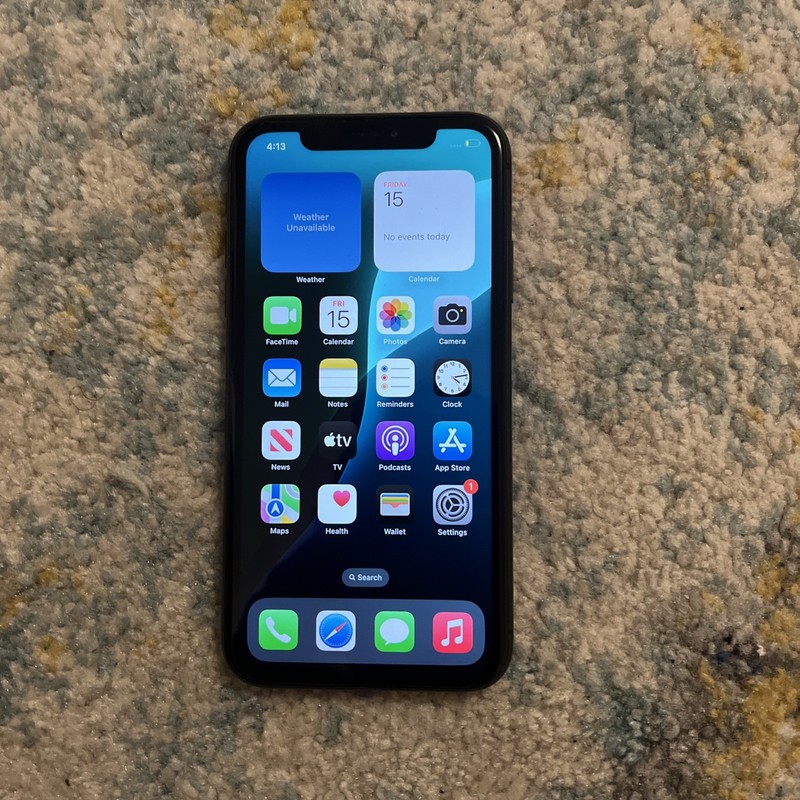 Apple iPhone 11 64GB Black A2111 (Unlocked) 80% to 89% Battery Health DF7750