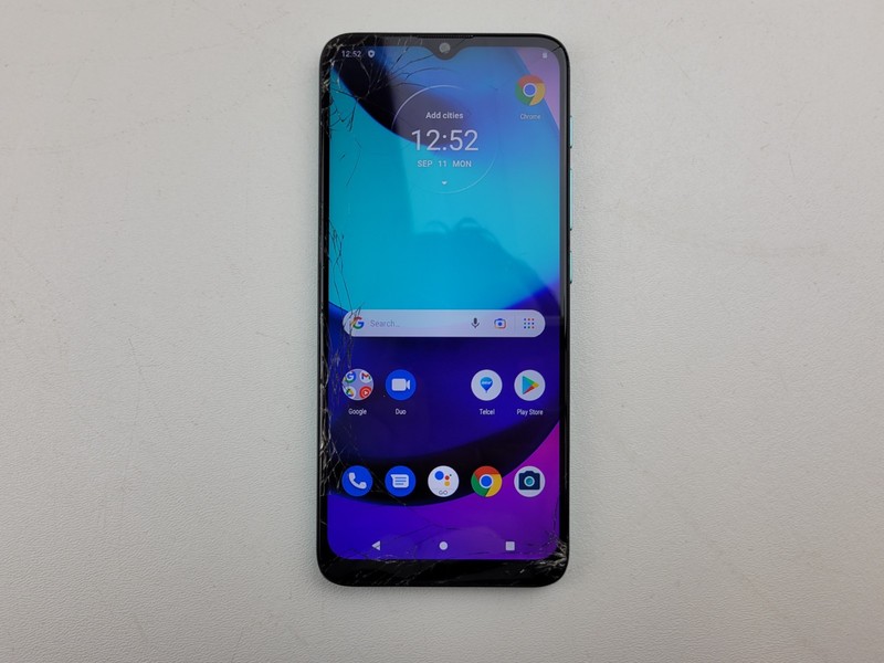 Motorola moto e20 (XT2155-5) 32GB – Blue (Telcel) Smartphone – CRACKED – H4904