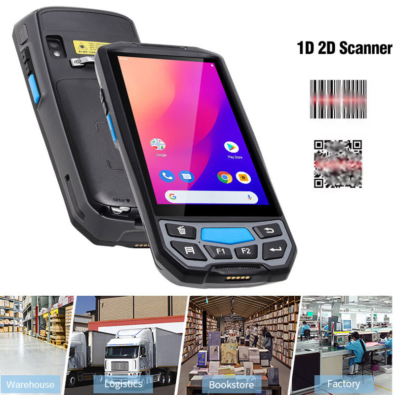 2D Scanner Handheld PDA Android 4G LTE Rugged Phone WIFI GPS Warehouse Mobile