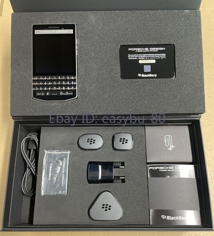 Unlocked BlackBerry Porsche Design P'9983 64GB Single SIM OS 10.3 NFC Smartphone gallery