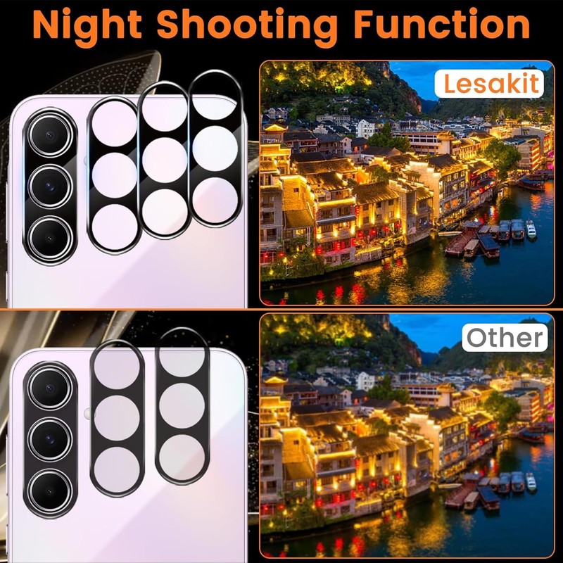 4PCS Screen Protector & Camera Lens Protector for Samsung Galaxy A55 5G 9H Hardn gallery