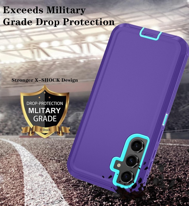 Heavy Duty Shockproof Phone Case for Samsung Galaxy S23 FE with HD Screen Protec gallery