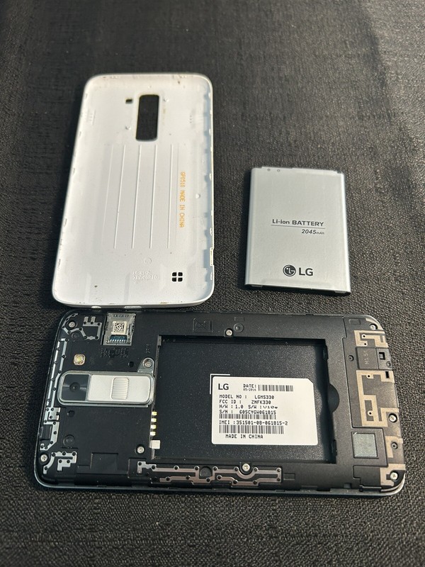 LG K7 MS330 - 8GB - White (MetroPCS) Smartphone For Parts gallery