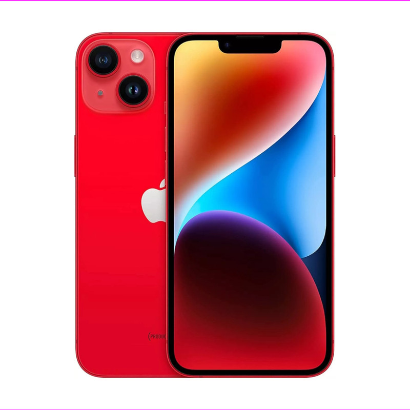 Apple iPhone 14 - 128GB, 256GB, 512GB - Verizon & Att - Midnight Starlight Red gallery