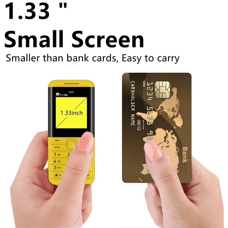 SERVO BM5310 Mini Phone | 3 SIM, Auto Call Recorder, Bluetooth, 1.3 Display gallery