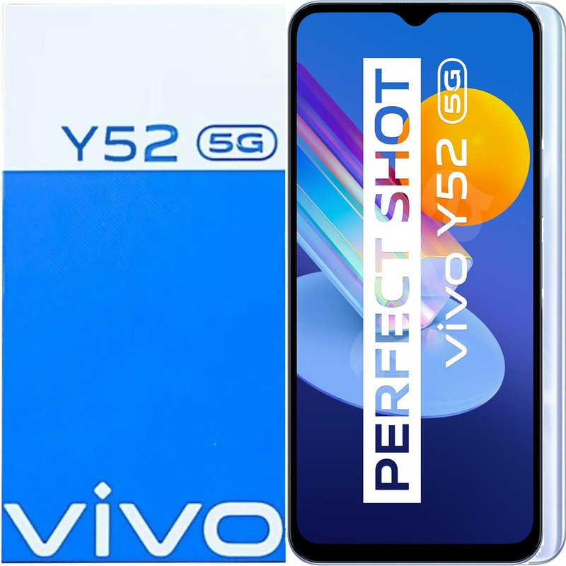 Vivo Y52 5G Glacier Blue 128GB + 4GB Dual-Sim Factory Unlocked GSM NEW