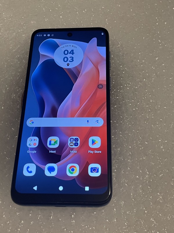 Motorola Moto G Play (2024), Sapphire Blue, Unlocked, 64GB