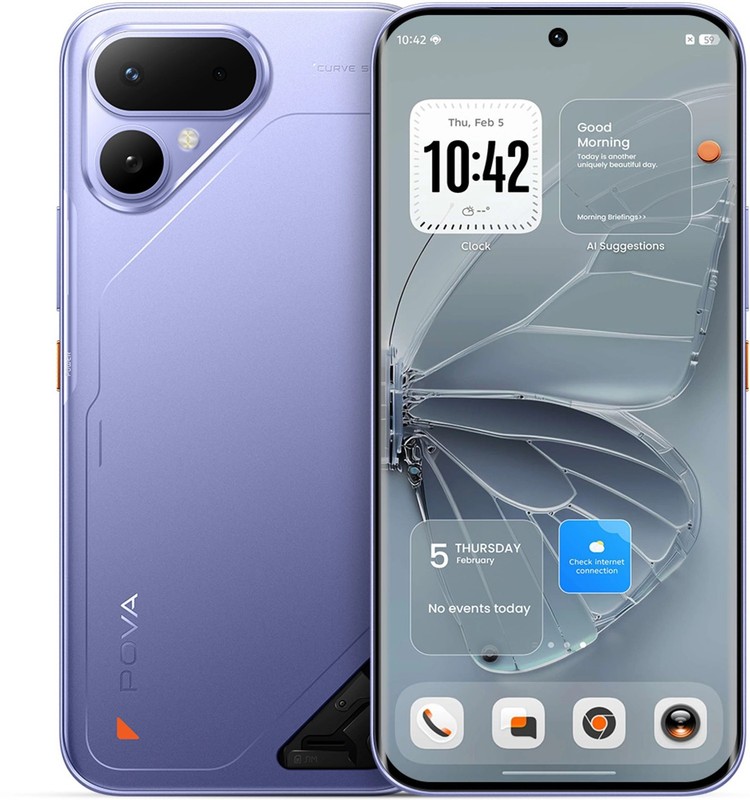 Tecno Pova Curve 2 5G (Mystic Purple, 128 GB) (8 GB RAM) 2.4 GHz Clock Speed