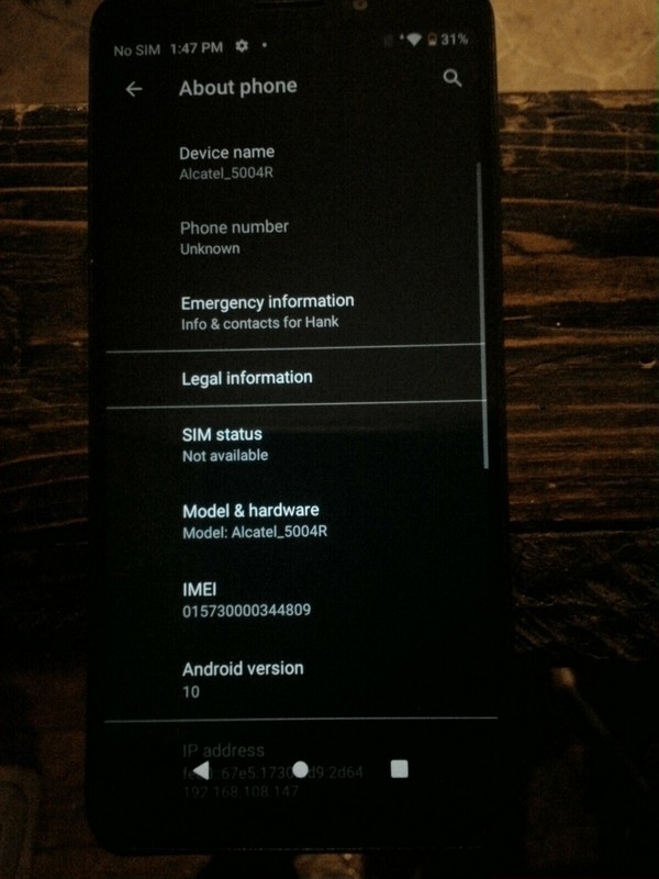 *Alcatel AXEL 5004R 32GB (AT&T) Android Smartphone Graphite Metallic Wave