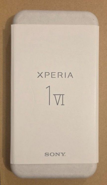 Sony Xperia 1 VI SIM-free model XQ-EC44 nera mint from JAPAN