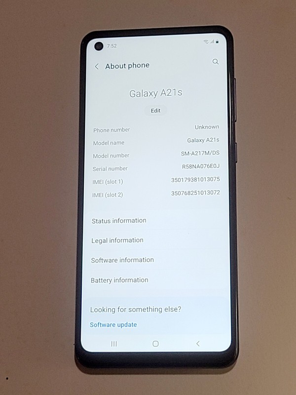 Samsung Galaxy A21s- 64GB - Black (Unlocked) (Dual SIM) gallery