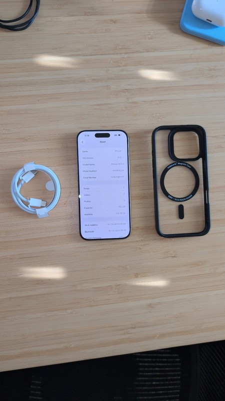 Apple iPhone 16 Pro – 256 GB – Natural Titanium (Unlocked)