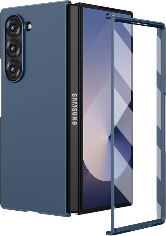 Case & Built-in Screen Protector for Samsung Galaxy Z Fold 6 Ultra-Thin Green