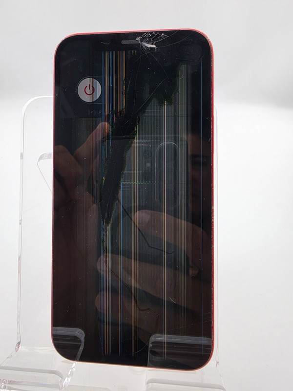 Apple iPhone 12 128gb Red For Parts or Repair Cracked Front Back READ