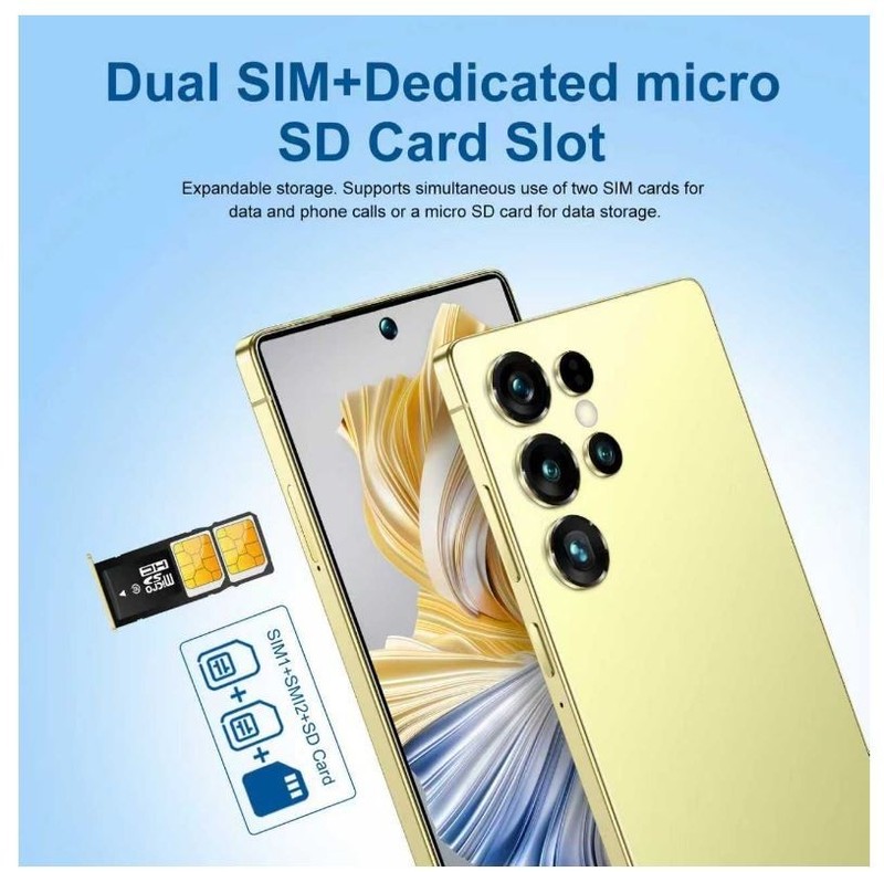 Unlocked Android 15 Smartphone 6.9" | 16GB RAM 1TB ROM | Dual SIM 5G | UK mobile gallery