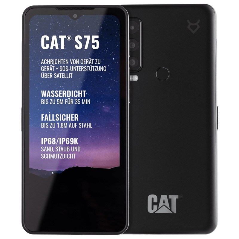.Caterpillar CAT S75 (5G/Black/Dual-SIM/6GB/128GB) (BM1S1B)