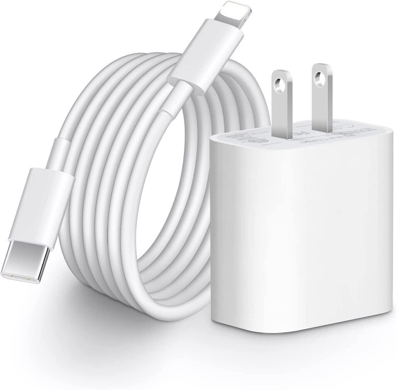 20W Wall Adapter Fast Power Charger &3FT USB-C Cable for iphone 14 13 12 11 X/XR