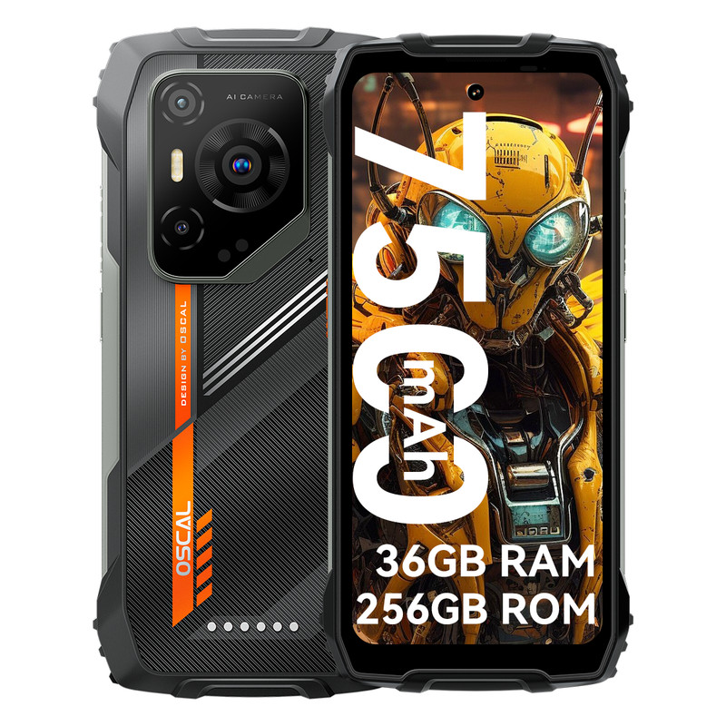 Blackview OSCAL PILOT 3 5G Rugged Smartphone 36GB+256GB 6.78&Prime; Android 15 NFC