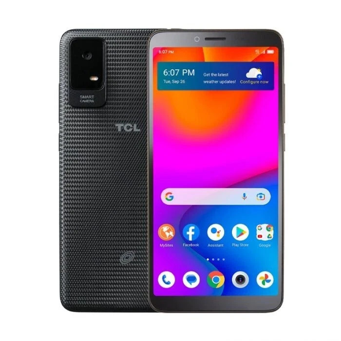 New! TCL T607DL UNLOCKED WORLDphone 3.5mm jack SD mem slot Android 14 FM Radio