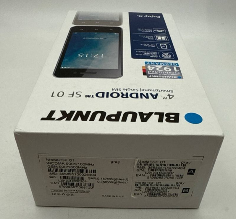 Blaupunkt SF 01 Android Smartphone 4" Display 32GB 5MP Camera Unlocked Dual SIM gallery